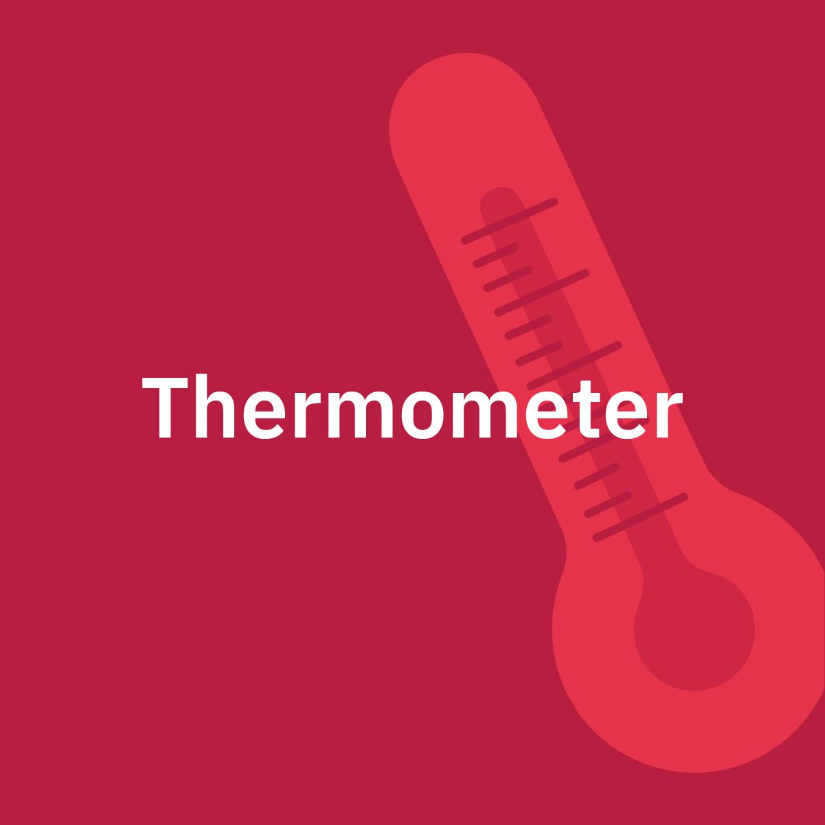 Thermometer - Stirn, Ohr & Badewasser
