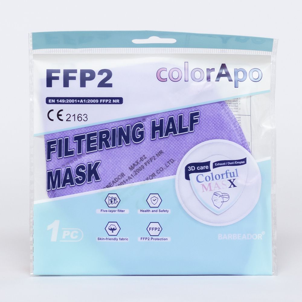 FFP2 Mundschutz Violett